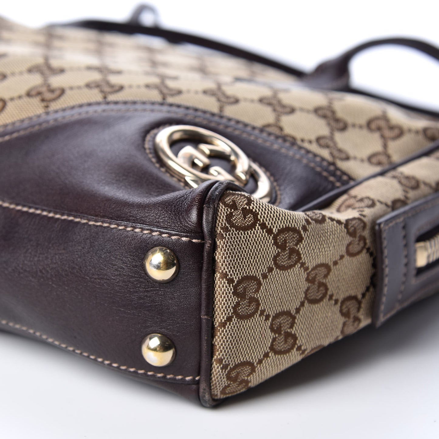 Monogram New Britt Medium Boston Dark Brown