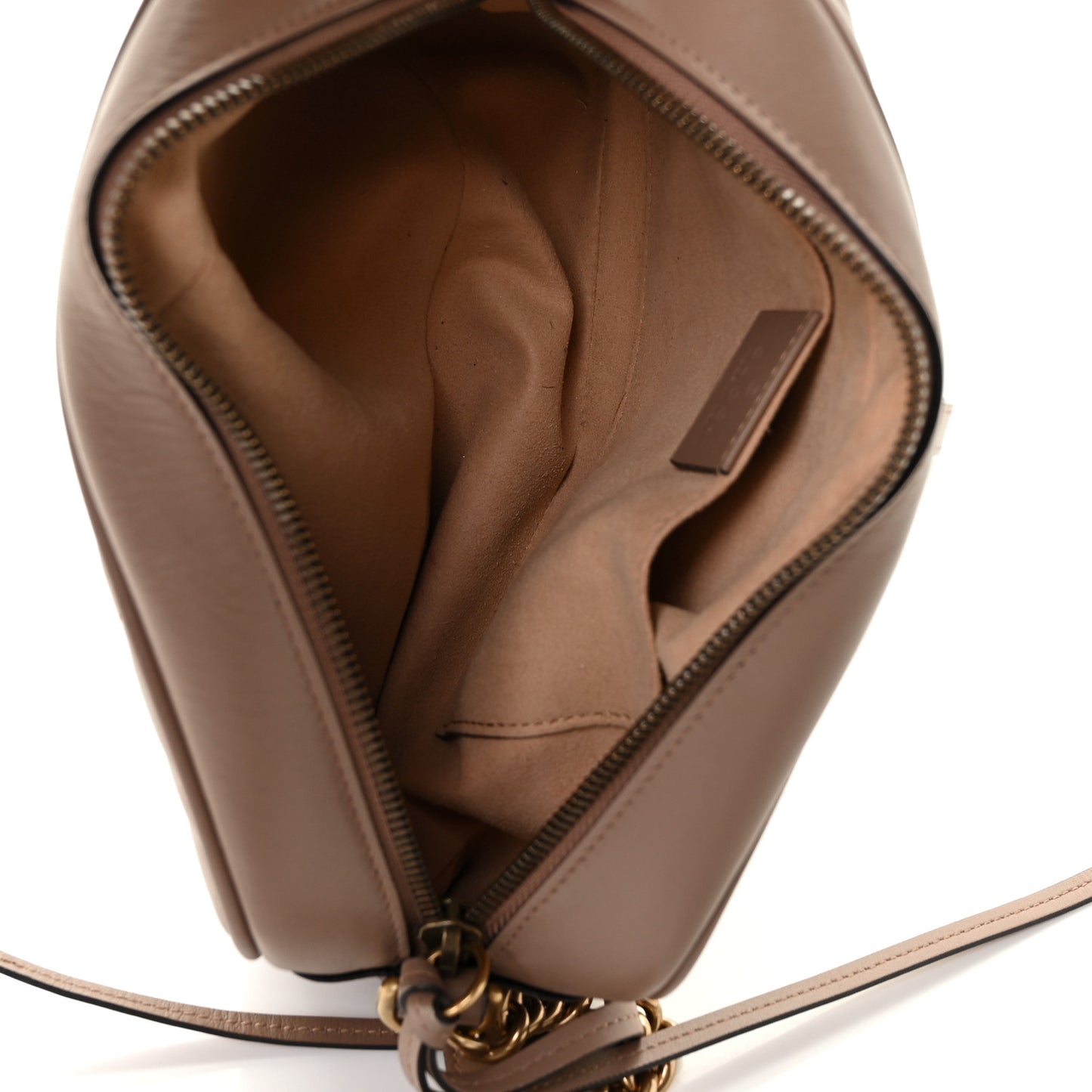 Calfskin Matelasse Small GG Marmont Chain Shoulder Bag Porcelain Rose