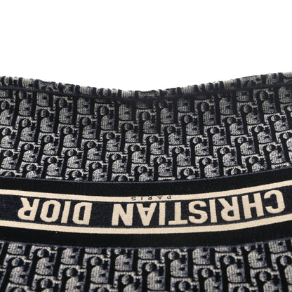 Christian Dior Oblique Velvet Book Tote Blue Multicolor 12 of 12