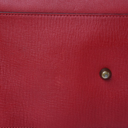 Chloe Calfskin Aurore Duffle Bag Vermillion Red 19 of 31
