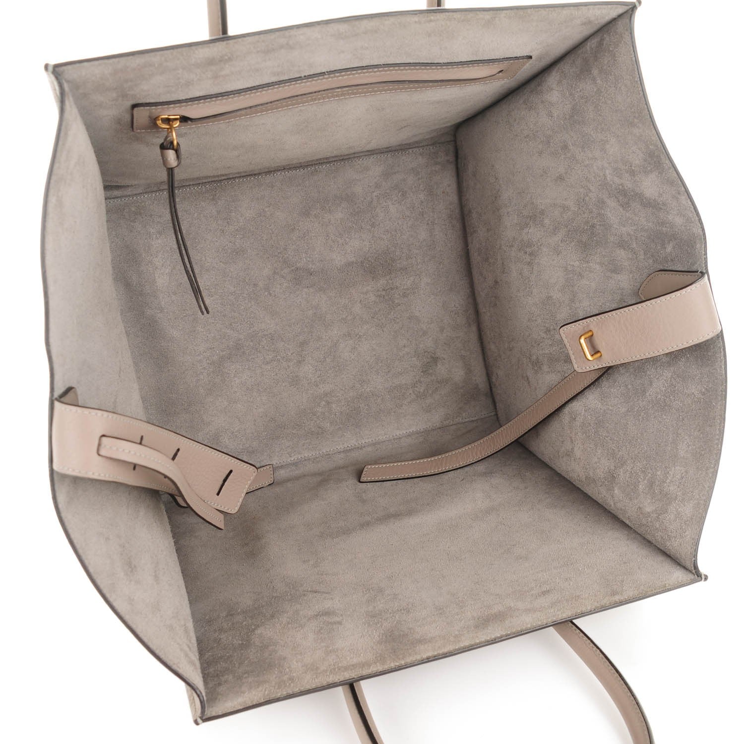 Celine Supple Calfskin Medium Phantom Luggage Grey 5 of 9