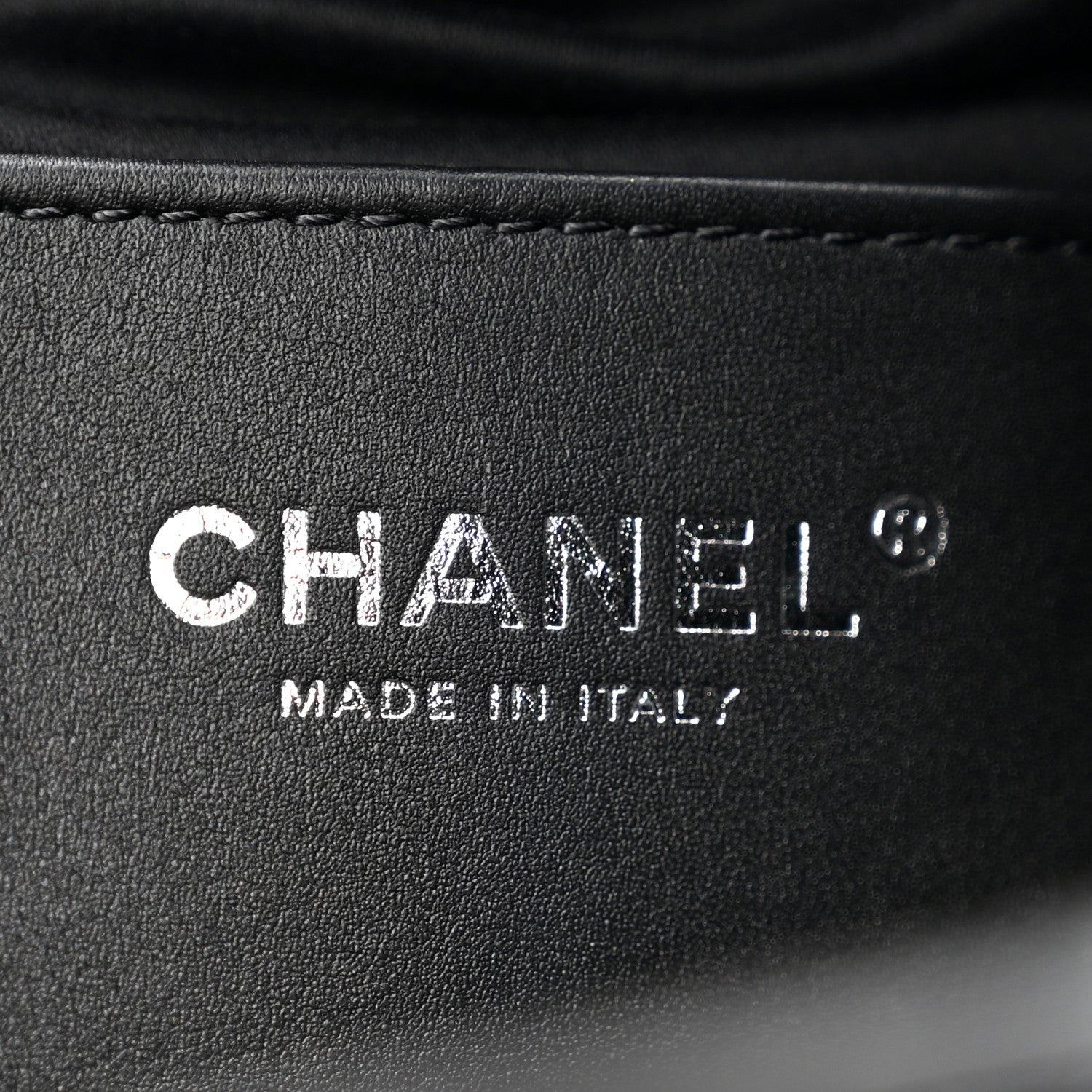 Chanel Shiny Crumpled Calfskin Quilted Small Chanel 25 Handbag Black 6 of 16