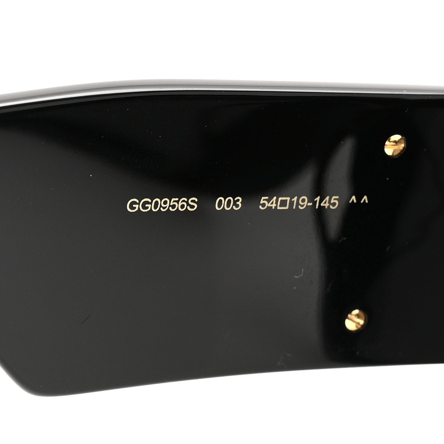 Acetate Square Frame Sunglasses GG0956S Black