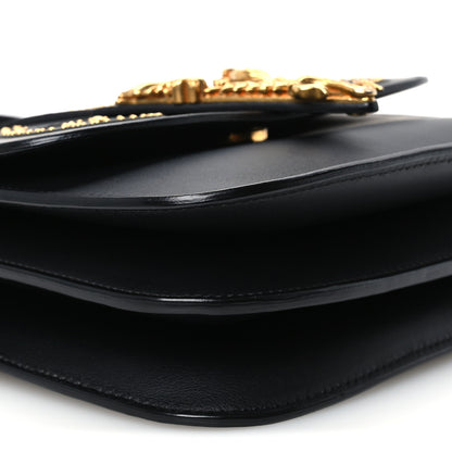 Versace Vitello Western Studded Virtus Mini Top Handle Shoulder Bag Black 9 of 10