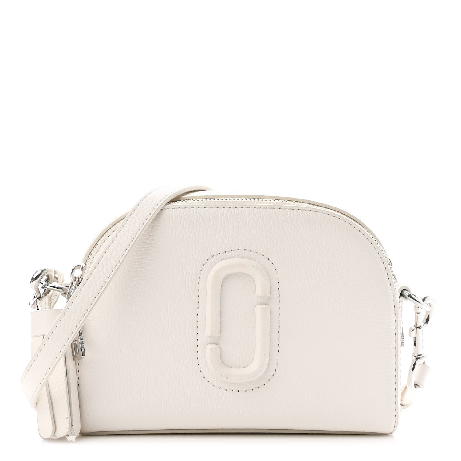 Marc Jacobs Calfskin Shutter Camera Crossbody Bag White 1 of 10