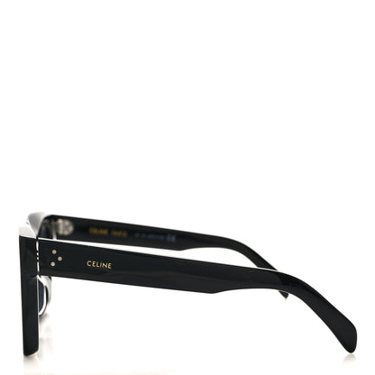 Celine Acetate Square Polarized Sunglasses CL40130F Black 3 of 6