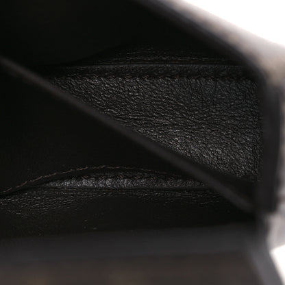 Fendi Glazed Fabric FF 1974 Nano Baguette Charm Mogano Panna 6 of 12