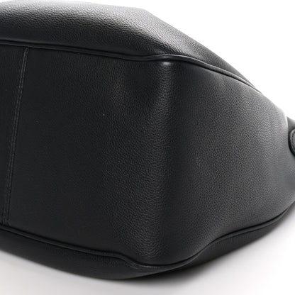 Versace Grained Calfskin La Medusa Bucket Bag Black 8 of 8