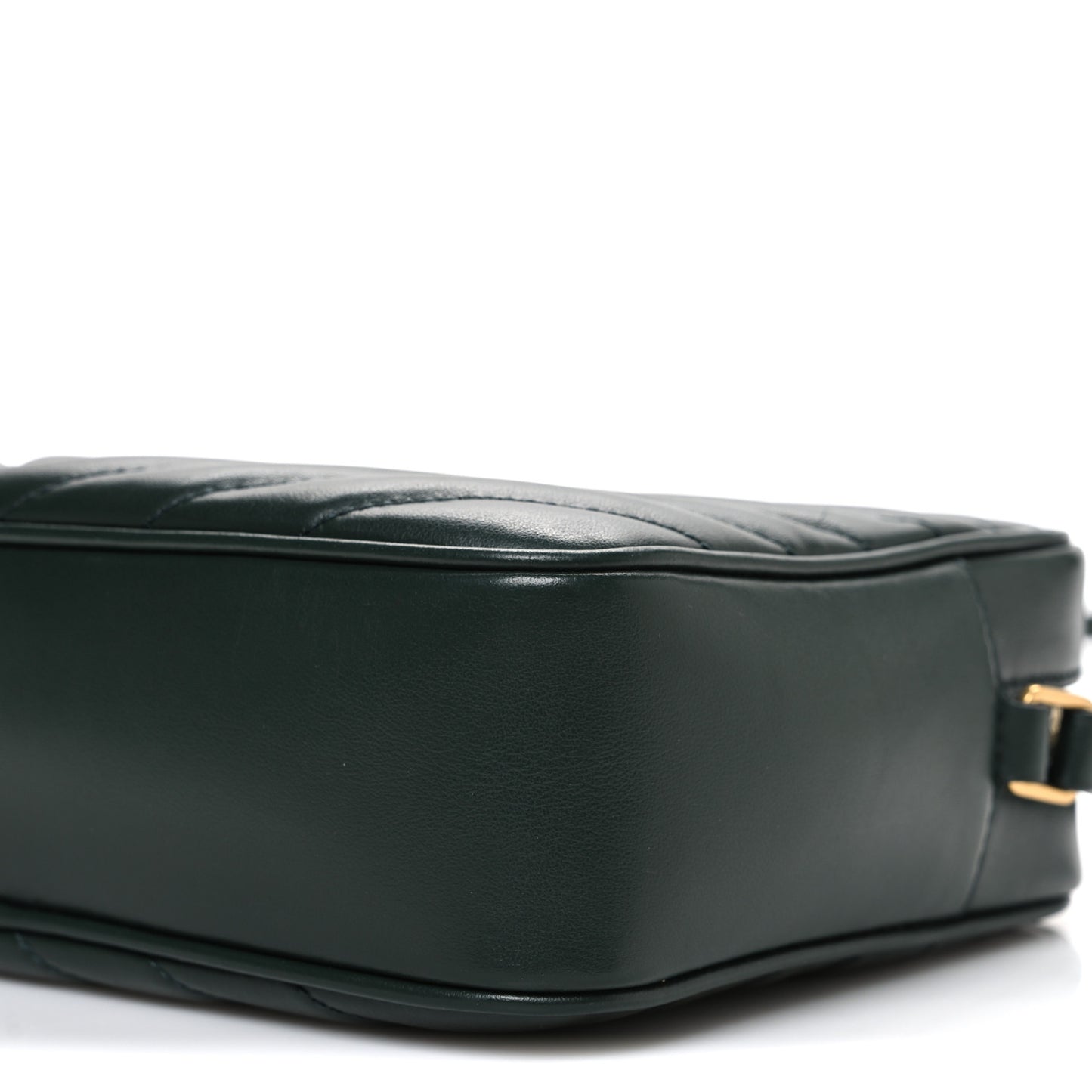 Calfskin Matelasse Monogram Lou Camera Bag Vert Fonce