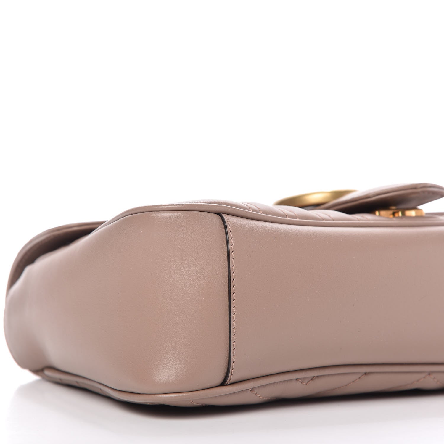 Gucci Calfskin Matelasse Small GG Marmont Shoulder Bag Porcelain Rose 6 of 10