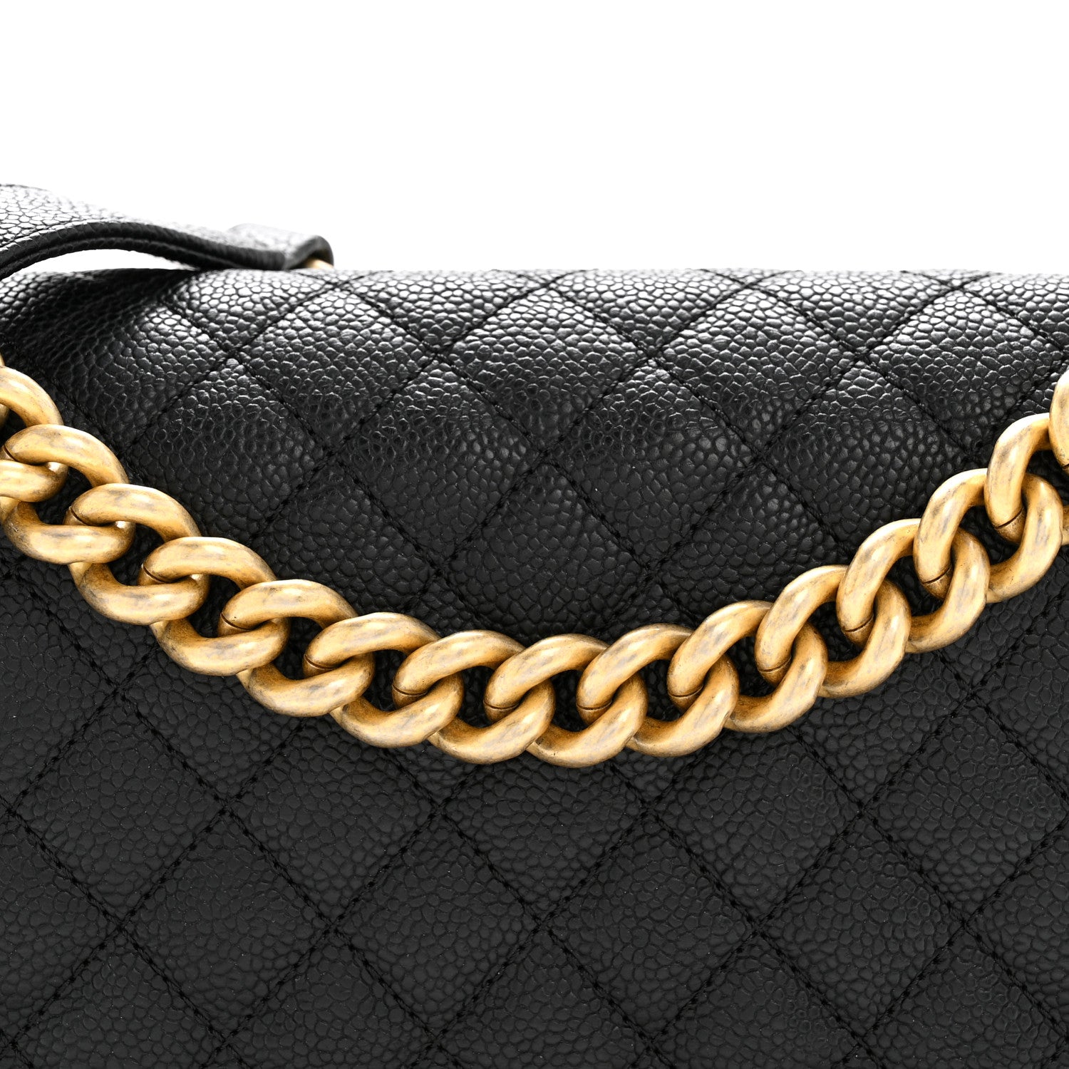 Chanel Caviar Quilted Medium Boy Flap Black 8 of 15