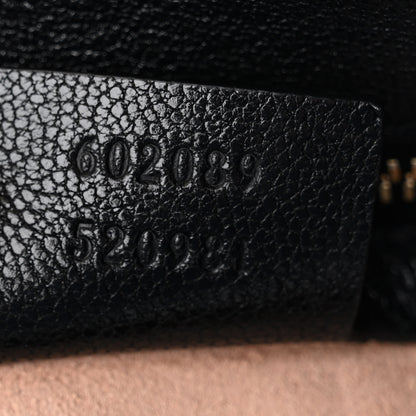 Gucci Sakai Calfskin Horsebit 1955 Cinch Top Messenger Bag Black 7 of 10