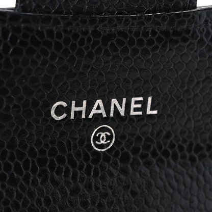 Chanel Caviar Quilted Flap Card Holder Black 7 of 12