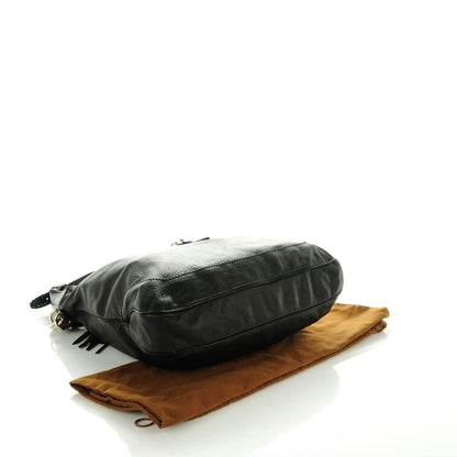 Gucci Calfskin Large New Jackie Shoulder Bag Black 4 of 7