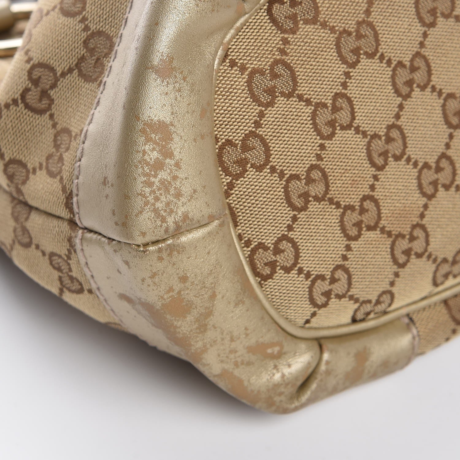 Gucci Monogram Medium Sukey Top Handle Bag Golden Beige 13 of 21