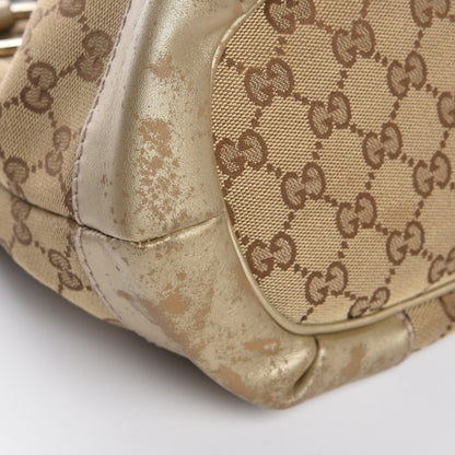 Gucci Monogram Medium Sukey Top Handle Bag Golden Beige 13 of 21