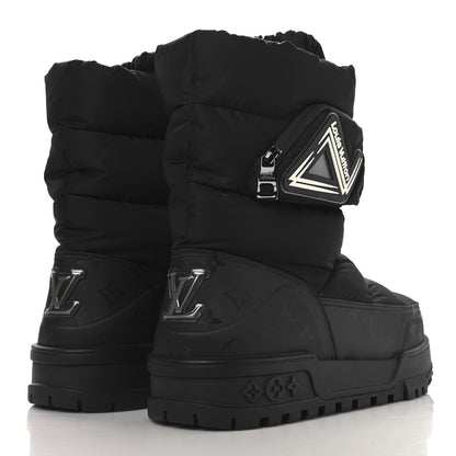 Louis Vuitton Nylon Monogram LV Alpine Mens Boot 9 Black 4 of 8
