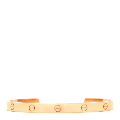 Cartier 18K Yellow Gold LOVE Cuff Bracelet 21 1 of 5