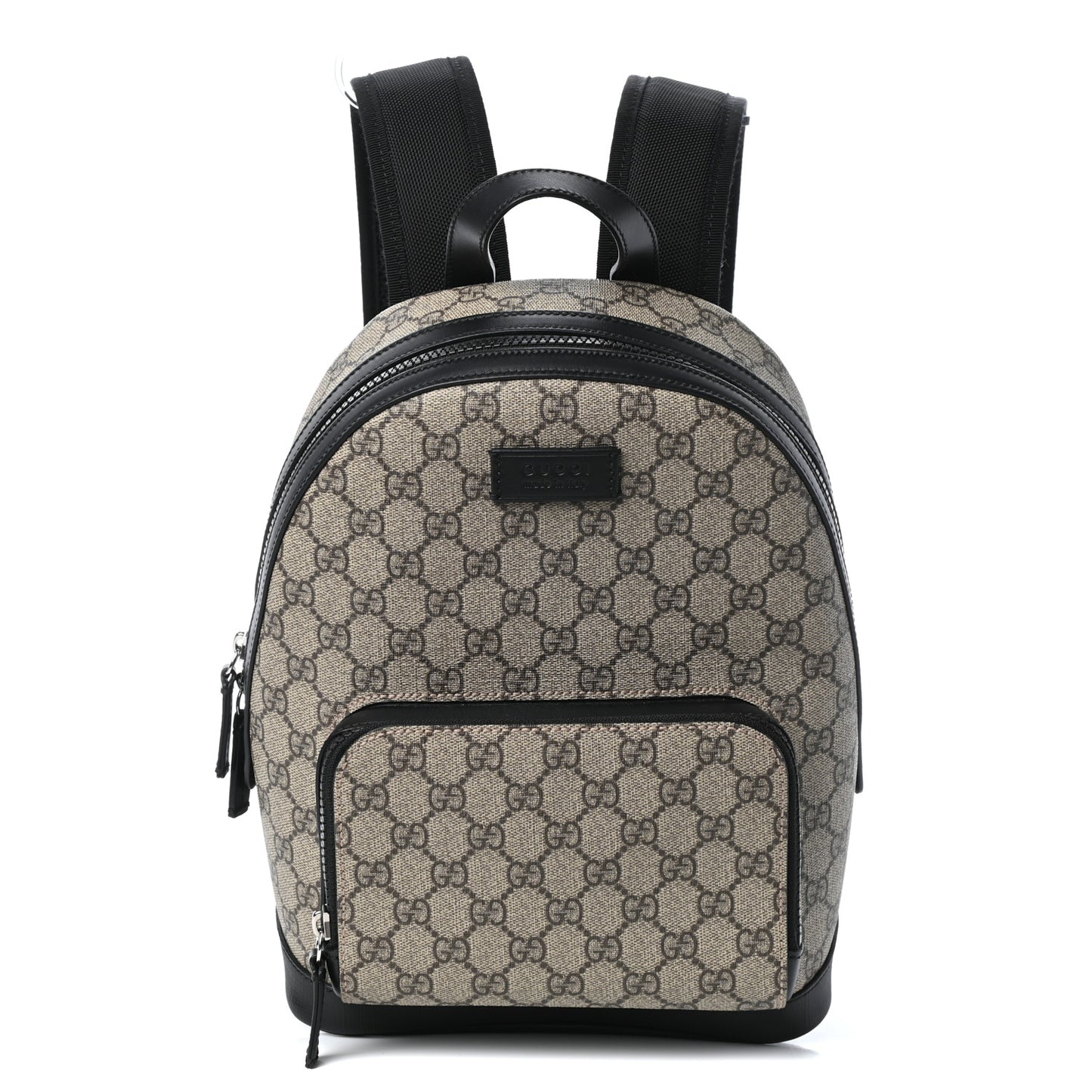 GG Supreme Monogram Small Eden Day Backpack Black