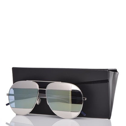Christian Dior Split 1 Aviator Sunglasses Silver 7 of 7
