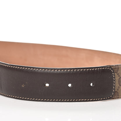 Gucci Crystal Monogram Interlocking G Belt 100 40 Dark Brown 4 of 6