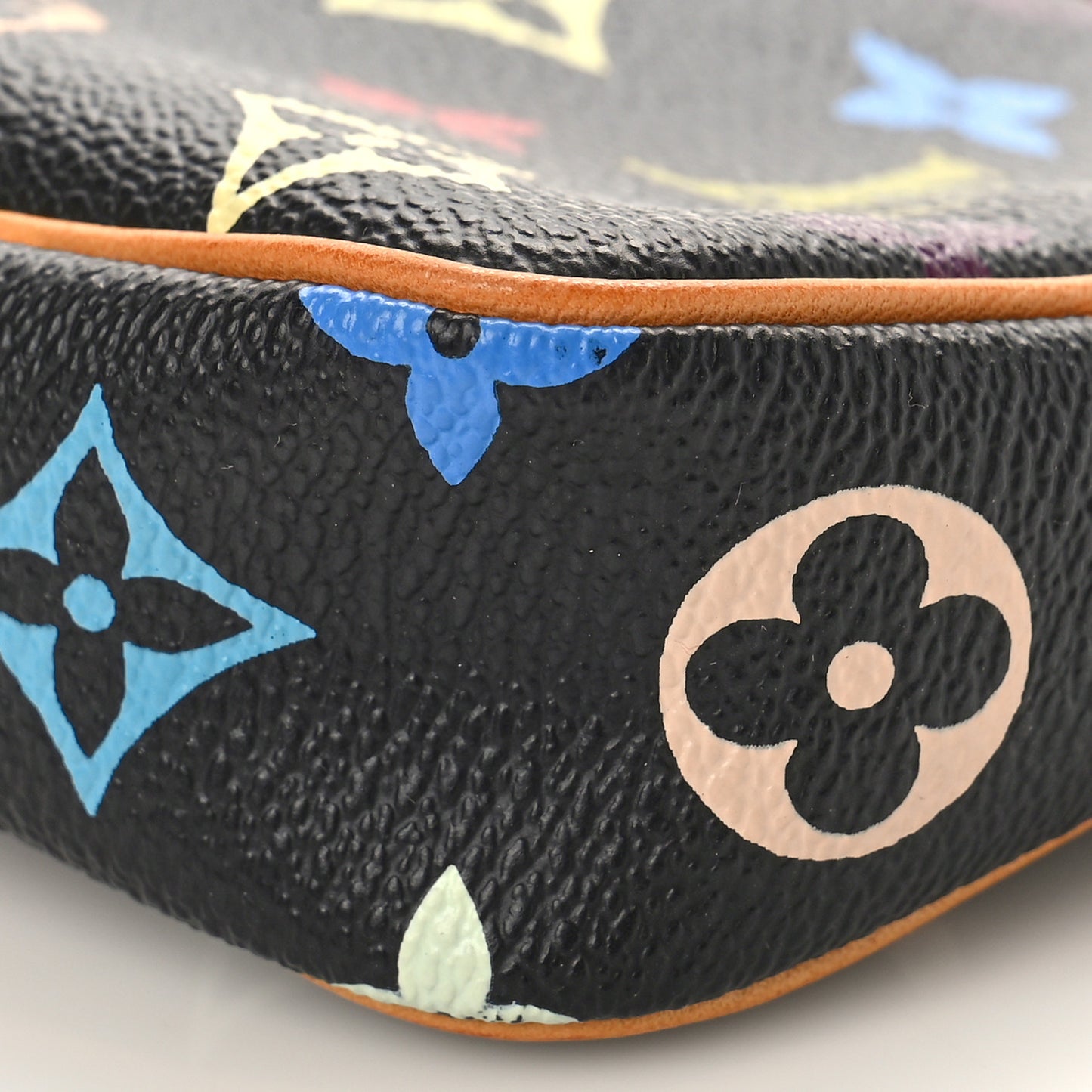 Monogram Multicolor Pochette Accessories Black