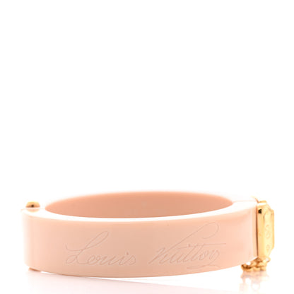 Louis Vuitton Lock Me Bracelet Rose Velours 5 of 6