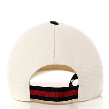 Gucci Canvas Web Baseball Hat L White 4 of 11