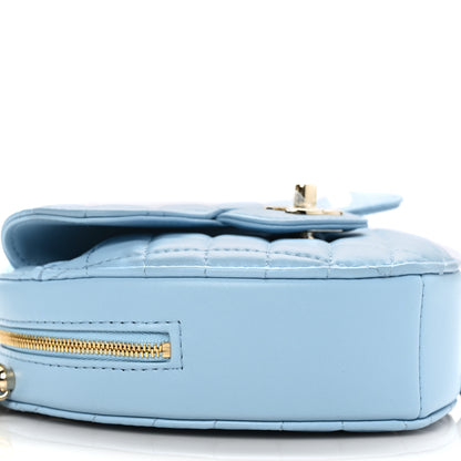 Chanel Lambskin Quilted CC In Love Heart Bag Light Blue 7 of 8