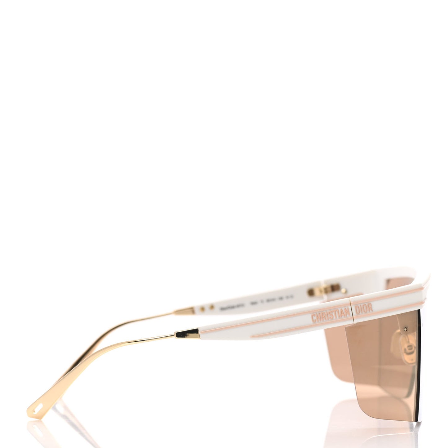 Diorclub M1U Mask Sunglasses White