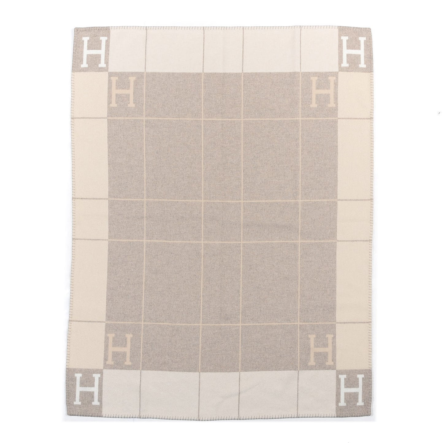 Wool Cashmere Avalon III Blanket Coco Camomille