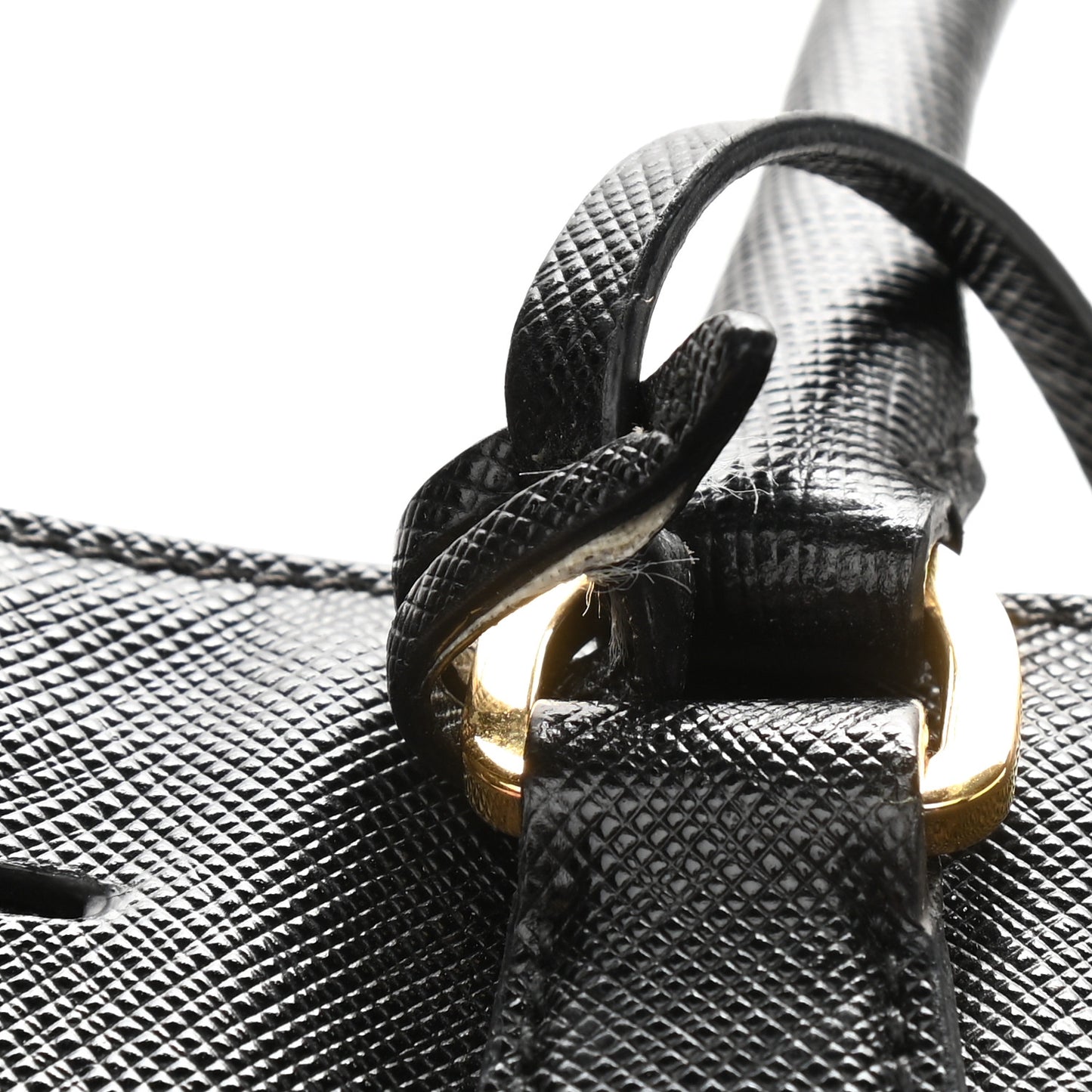 Saffiano Lux Medium Tote Black