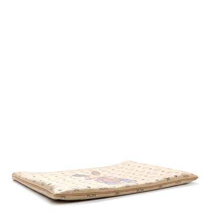 MCM Visetos Rabbit Pouch Beige 4 of 8