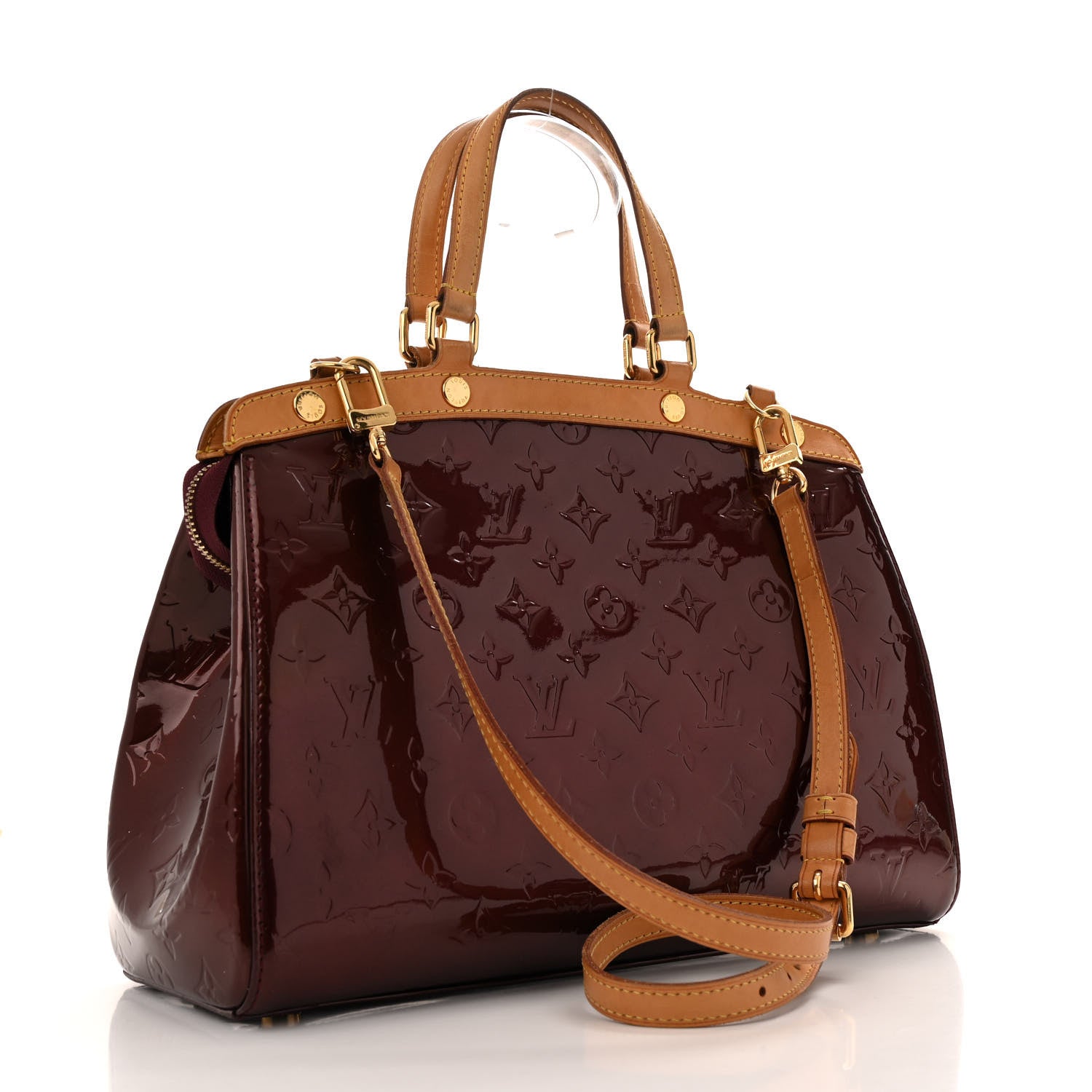 Louis Vuitton Vernis Brea MM Rouge Fauviste 3 of 13