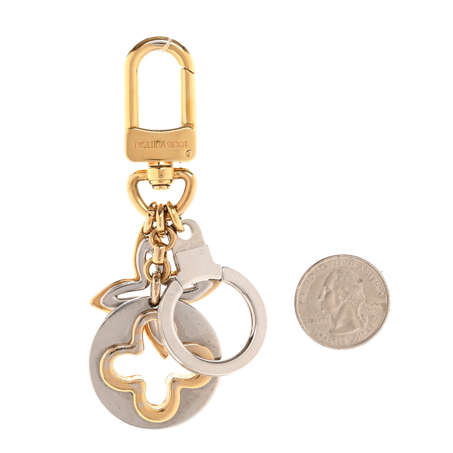 Louis Vuitton Insolence Bag Charm Gold 2 of 4