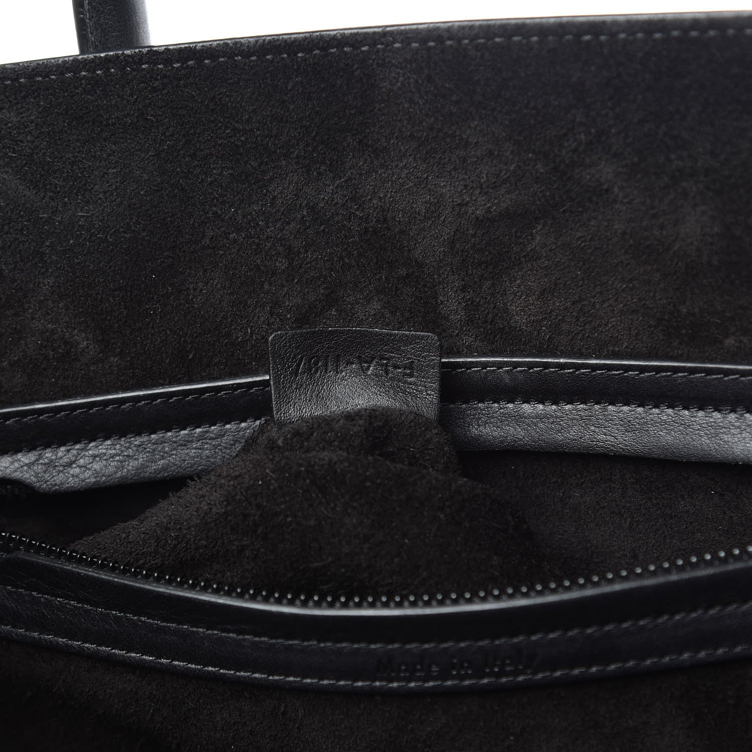 Celine Supple Calfskin Medium Phantom Luggage Black 8 of 11