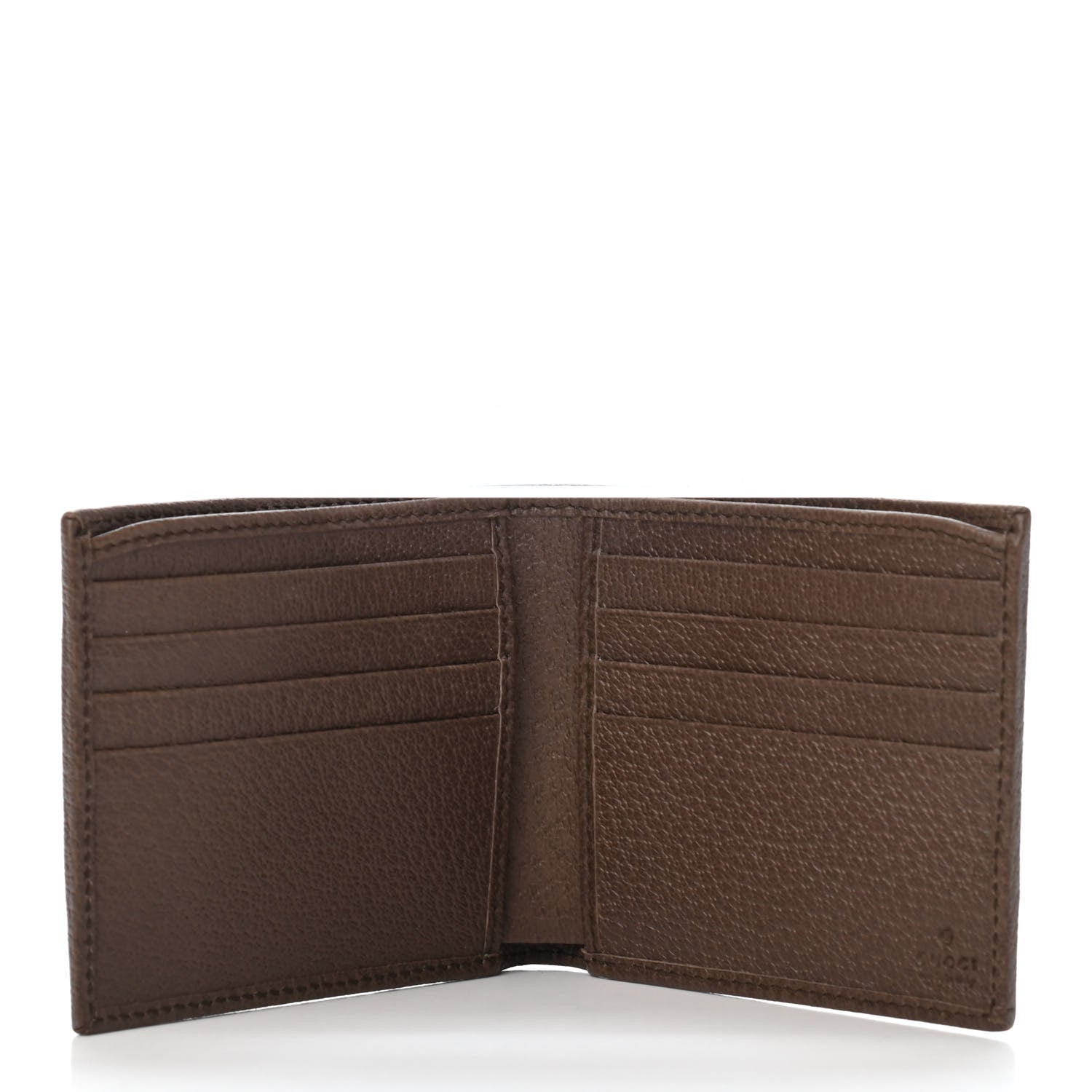 Gucci GG Supreme Monogram Web Mens Ophidia Bi-Fold Wallet Beige New Acero 3 of 4