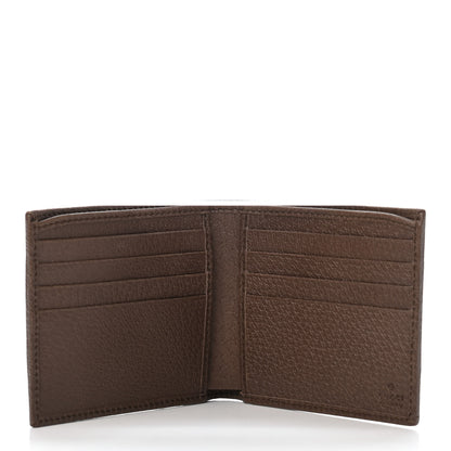 Gucci GG Supreme Monogram Web Mens Ophidia Bi-Fold Wallet Beige New Acero 3 of 4