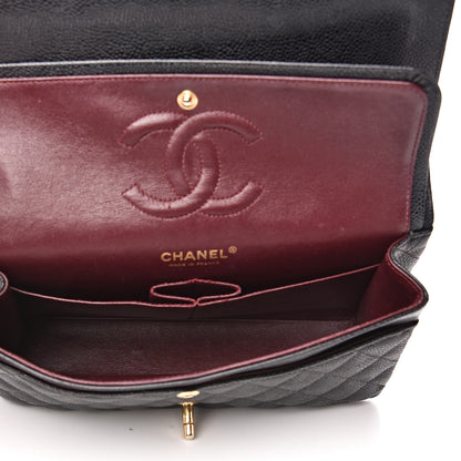 Chanel Caviar Quilted Medium Double Flap Black 4 of 14
