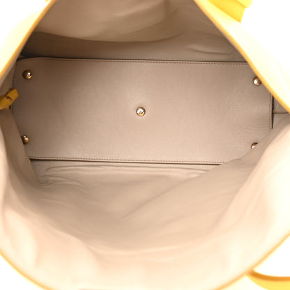 Salvatore Ferragamo Calfskin Medium Sookie Shoulder Bag Yellow 5 of 15