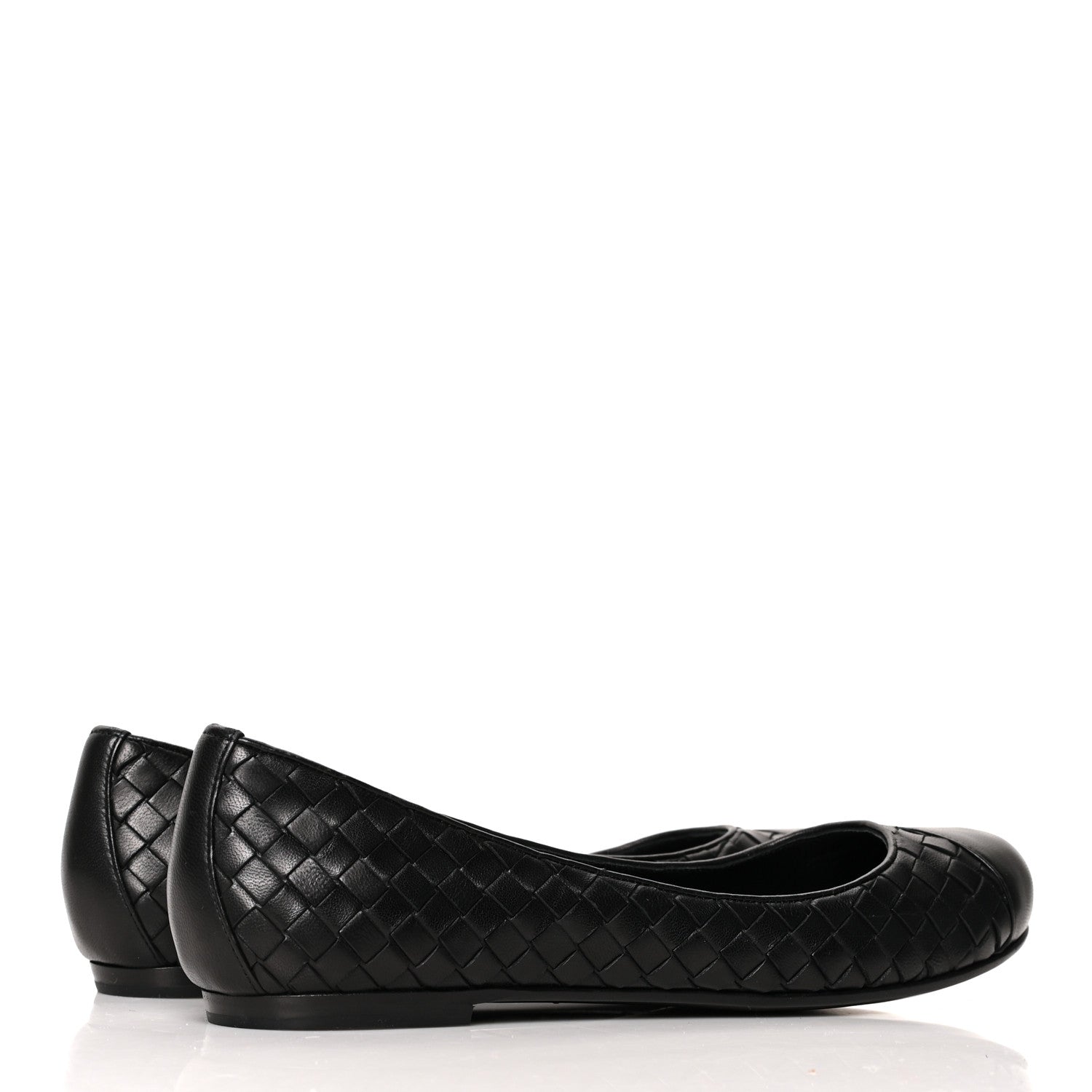 Bottega Veneta Nappa Intrecciato Flats 37.5 Black 4 of 7