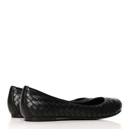 Bottega Veneta Nappa Intrecciato Flats 37.5 Black 4 of 7