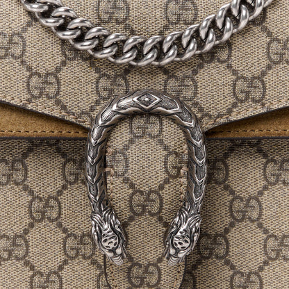 Gucci GG Supreme Monogram Mini Dionysus Shoulder Bag Taupe 8 of 14