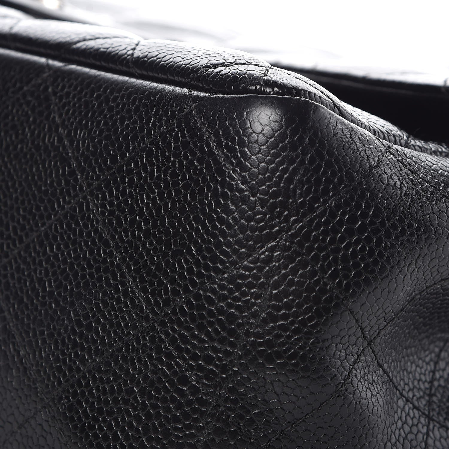 Chanel Caviar Quilted Jumbo Double Flap Black 13 of 13