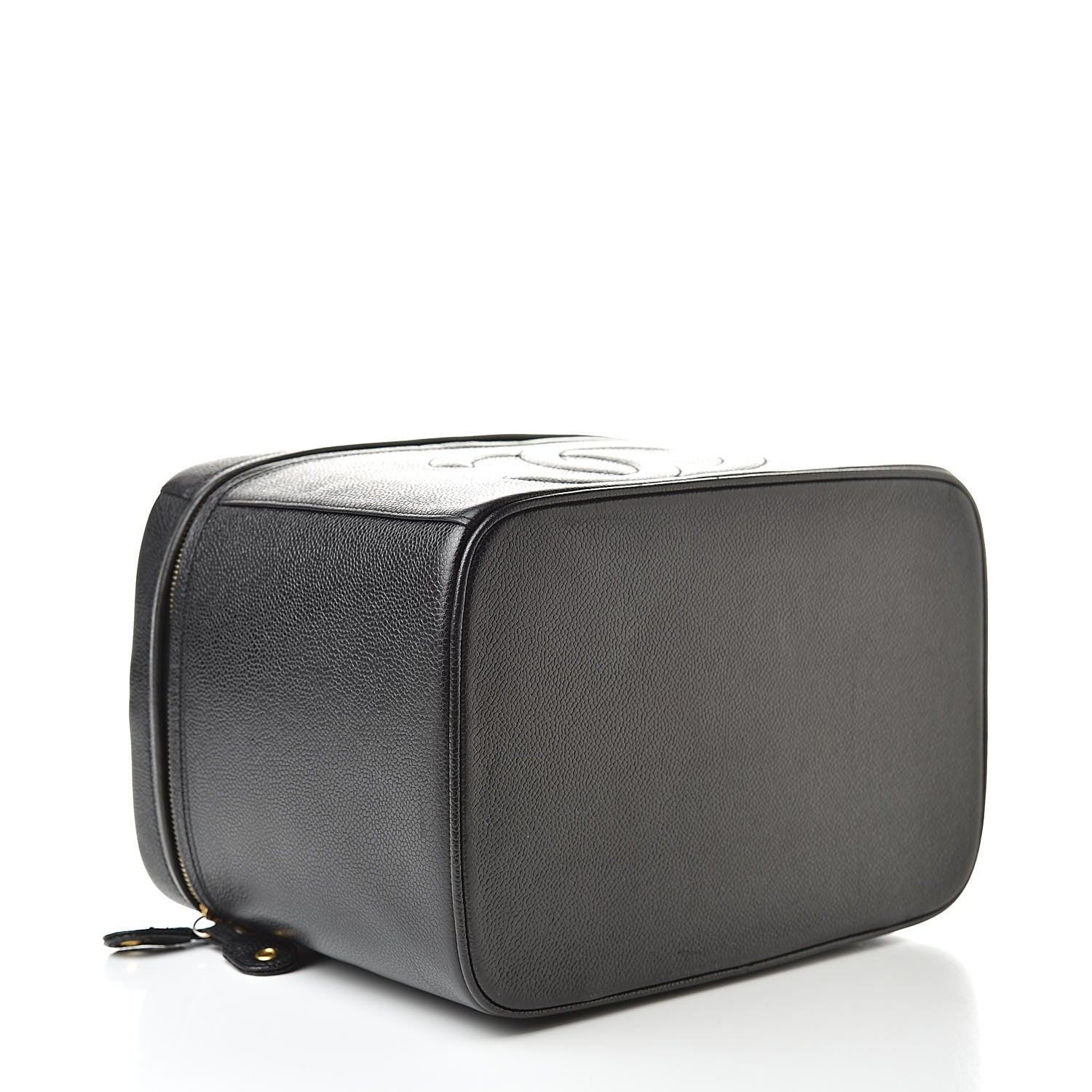 Chanel Caviar CC Vanity Train Case Black 4 of 10