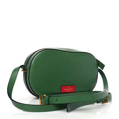 Valentino Garavani Calfskin VLogo Walk Crossbody Green 3 of 8