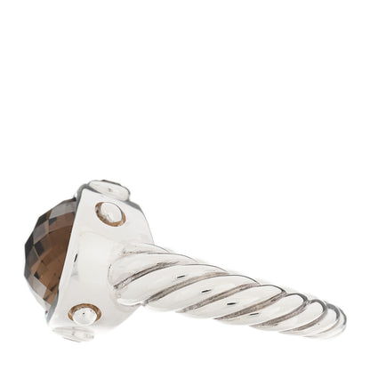David Yurman Sterling Smoky Quartz Citrine 11mm Renaissance Ring 53/6.25 3 of 6
