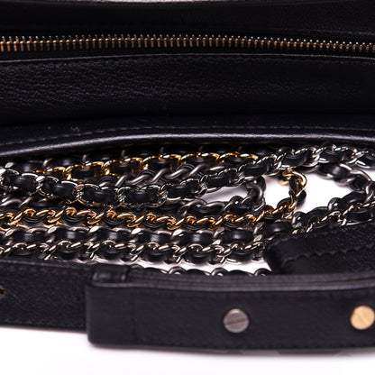 Chanel Patent Goatskin Quilted Medium Gabrielle Hobo Black 12 of 14