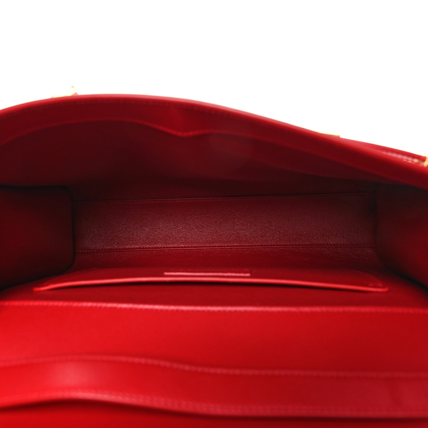 Saint Laurent Smooth Calfskin Manhattan Shoulder Bag Rouge Eros 5 of 10