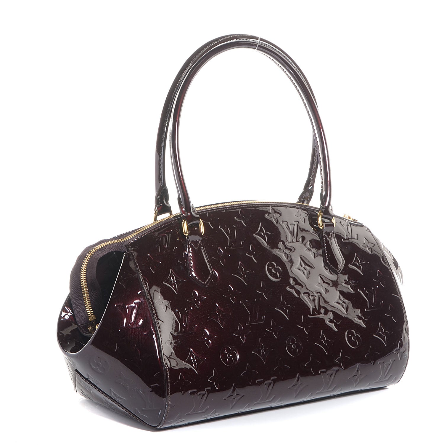 Louis Vuitton Vernis Sherwood GM Amarante 3 of 7